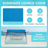 #WEJOY Folding Lounge Chair with Canopy Shade - Photo 9