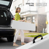 VINGLI 6 feet Plastic Folding Bench, Portable in/Outdoor Picnic Party Camping Dining Seat - Photo 6