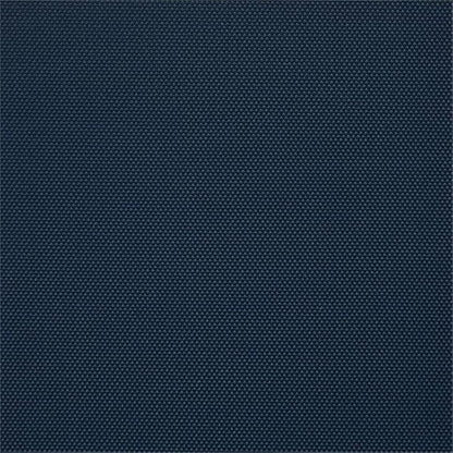 Pemberly Row Contemporary Outdoor Chaise Lounge, Navy Textilene Sling Fabric, White Powder-Coated Steel Frame, Adjustable Reclining Backrest, Weather-Resistant Patio Furniture with Wheels for Mobility