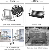 kinbor 4-Seat Patio Swing Chair - Patio Swing Chair with Stand - Photo 9