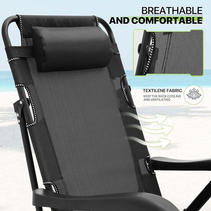 Magshion Lounge Chair Folding Patio Recliner - Photo 8