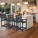 Tall Adirondack Chair, All Weather Resistant Adirondack Bar Stools for Patio, Lawn, Garden, Swimming Pool - Photo 2