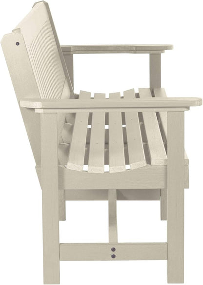 Sequoia Professional CM-BENSQ62-WAE Commercial Grade Exeter 6 Foot Garden Bench, Whitewash