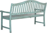 SAFAVIEH Outdoor Collection Mischa Natural Brown Bench - Photo 5