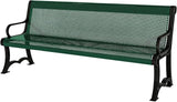 COATEDOUTDOORFURNITURE Coated Outdoor Furniture Heavy-Duty Outdoor Bench Thermoplastic Coated, Punched Steel - Photo 1