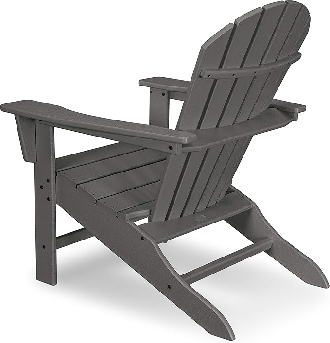 POLYWOOD SBA15GY South Beach Adirondack Chair