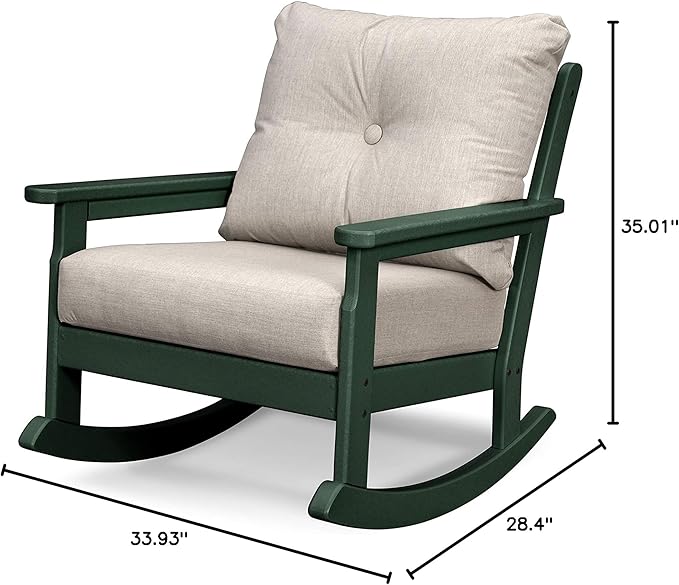 POLYWOOD Vineyard Deep Seating Rocking Chair - Photo 2