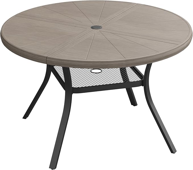 VICLLAX Round Patio Dining Table - Photo 1
