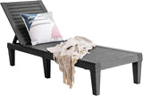 Giantex Outdoor Chaise Lounge Patio Recliner Chair with 5-Position Adjustable Backrest - Photo 1