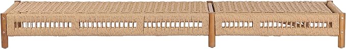Christopher Knight Home Mercer Acacia Wood Chaise Lounge Chair Outdoor, Poolside Sun Lounger Recliner with Wicker Seat - Photo 7