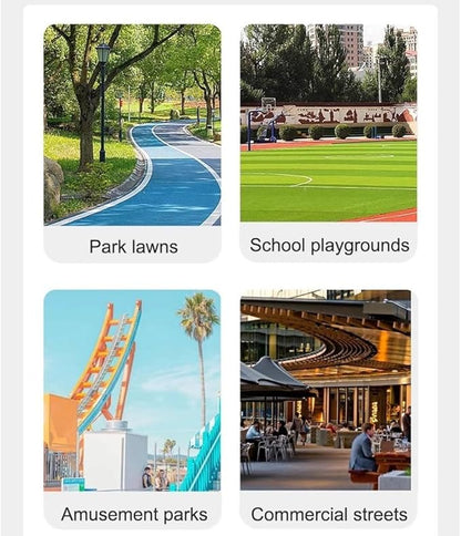 Metal Outdoor Bench with Simple Backrest, Modern Design Garden Bench, Multifunctional Front Porch Furniture, Benchs Seat for Garden, Patio，Park, Plant(Blue,120cm/47.2in)