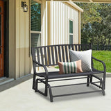 50" Outdoor Porch Glider Bench Patio Gliders - Photo 9