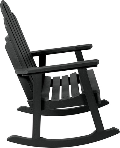 Highwood Classic Westport Garden Rocking Chair, Black