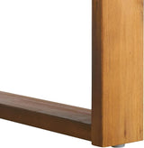 SAFAVIEH Outdoor Collection Duncan Natural Brown Slatted Top Solid Wood Coffee Table - Photo 10