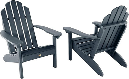 Highwood Classic Westport Adirondack Chairs, 2-Piece Set, Federal Blue