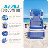 Ostrich Altitude 3N1 Lightweight Lawn Beach Reclining Lounge Chair w/Footrest, Outdoor Furniture for Patio, Balcony - Photo 5