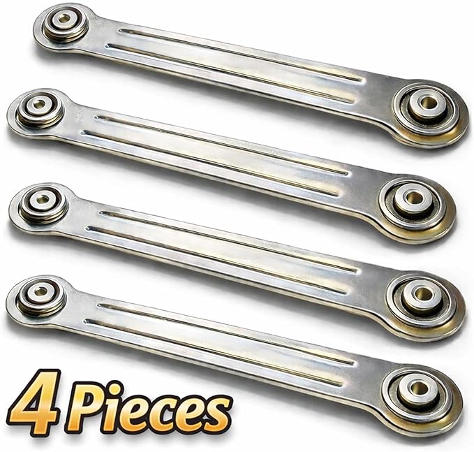 Patio Glider Replacement Bearing Bracket Rocker Arm Hardware Repair Kit for Outdoor and Indoor Furniture Adirondack Chair - 9" Length - 4 Pack