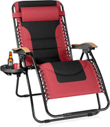 PHI VILLA XXL Oversized Padded Zero Gravity Chair, Foldable Patio Recliner - Photo 1