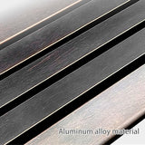 Outdoor Bench, Garden Bench, All Weather Metal Bench, Backless Bench, Bench Patio, Park Bench, for Porch, Garden, Lawn - Photo 4