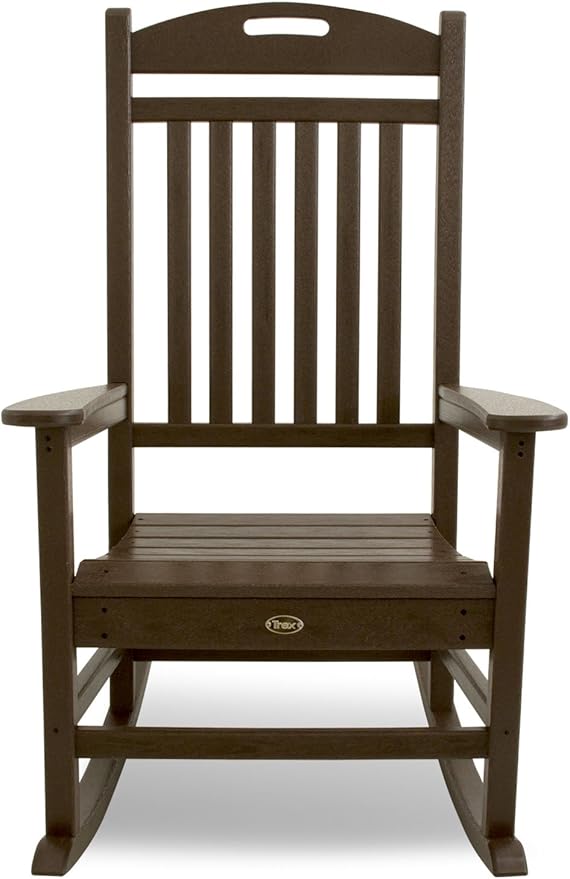 Trex Outdoor Furniture by Polywood Yacht Club Rocker Chair, Vintage Lantern (TXR100VL)