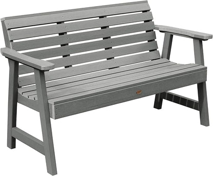 highwood AD-BENW3-CGE Weatherly Garden Bench, 5 Feet, Coastal Teak