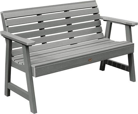 highwood AD-BENW3-CGE Weatherly Garden Bench, 5 Feet, Coastal Teak