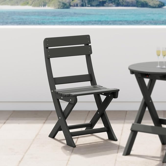 Costaelm Outdoor Patio Modern Folding Dining Chair - Photo 1