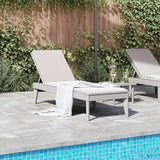 Outdoor Sun Lounger, Foldable Patio Recliner with Adjustable Backrest - Photo 3