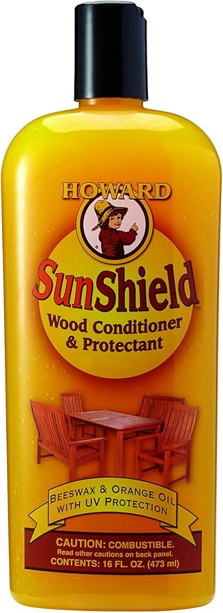 Christopher Knight Home Alva Acacia Wood Rocking Chair with Howard SWAX16 Outdoor Furniture Wax, 16 Fl Oz