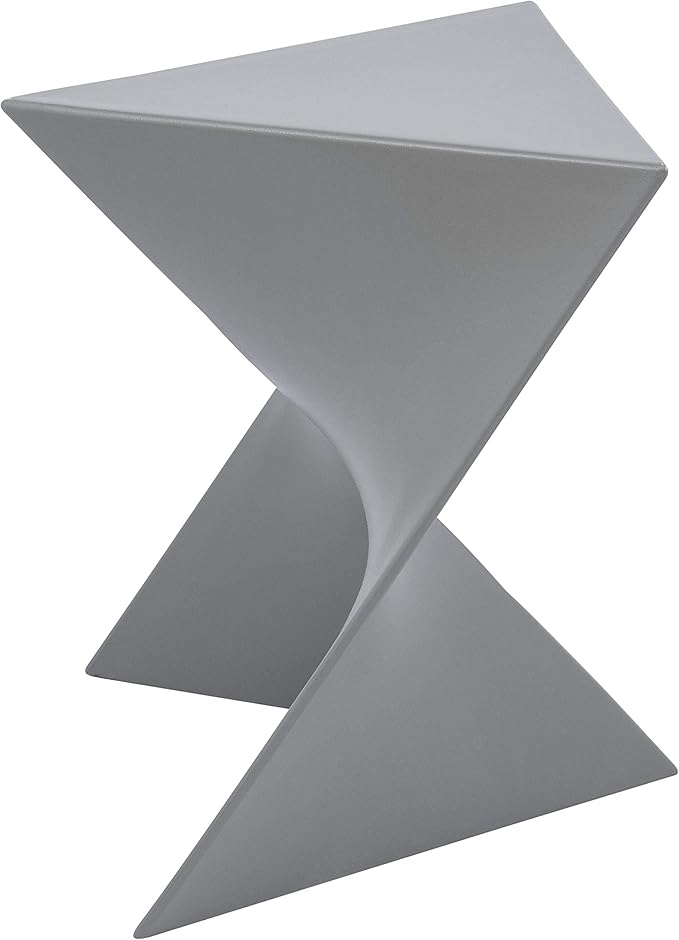 LeisureMod Modern Grey Accent Side Table - Stylish Side Vanity Table for Bedroom & Living Room - Photo 7
