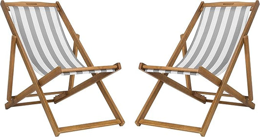 Safavieh PAT7040A-SET2 Outdoor Collection Loren Teak