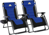 Oversized Padded Zero Gravity Lounge Chair Set of 2 - Photo 1