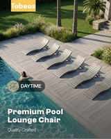 Pre-Assembled Folding in-Pool Lounge Chair, HDPE Outdoor Chaise Lounge with Cup Holder, Pool Lounge Chair for Poolside - Photo 9