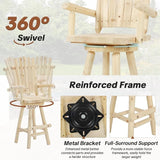 HOMEDIARY 3 Piece Outdoor Bar Set - Photo 3