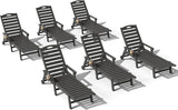 Domi Outdoor Chaise Lounge Chairs Set of 6 - Photo 9