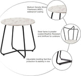 VECELO Outdoor Side Table, 17.7 inch Small Round Patio Table - Photo 5