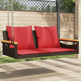 2-Seater Swing Bench with Comfortable Cushions and Durable Steel Frame - Photo 1