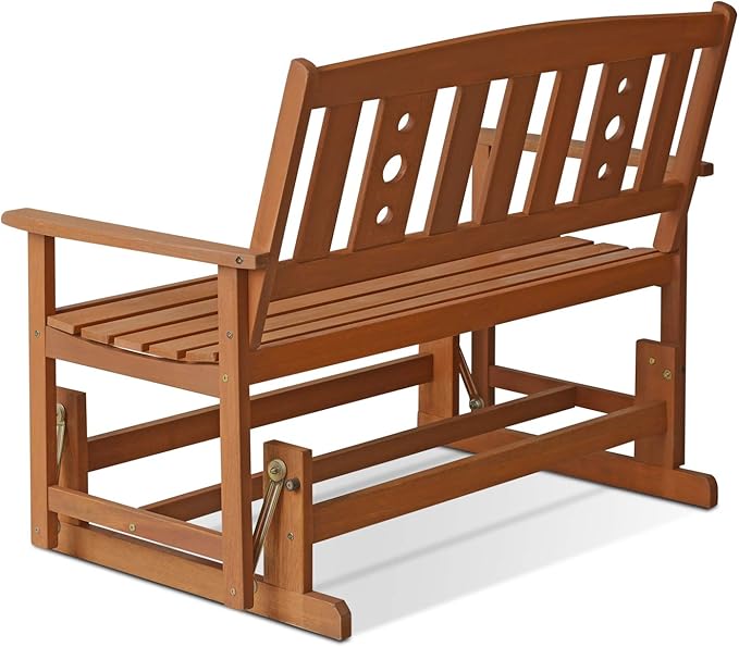 FURINNO FG17485 Tioman Outdoor Hardwood New Mexico Glider - Photo 5