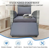 Wicker Outdoor Recliner | Outdoor Recliner Chair - Photo 7