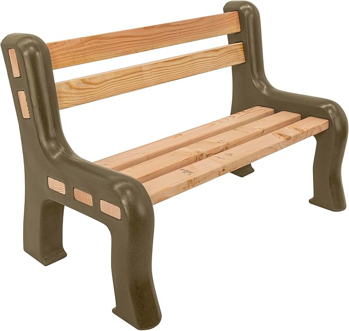 Good Ideas Bench Ends - Make Your Own Outdoor Bench (Khaki Granite)