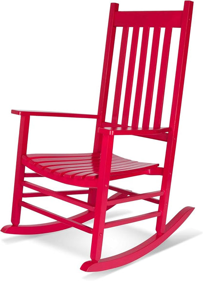 Shine Company Vermont Porch Rocker – Chili Pepper