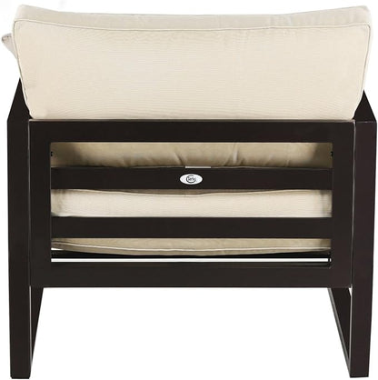 Serta Catalina Modern Outdoor Patio Furniture Collection with Bronze Metal Frame Finish, Arm Chair, Bronze