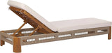 Christopher Knight Home Lamon Acacia Wood Chaise Lounge Chair Outdoor with Cushion - Photo 8
