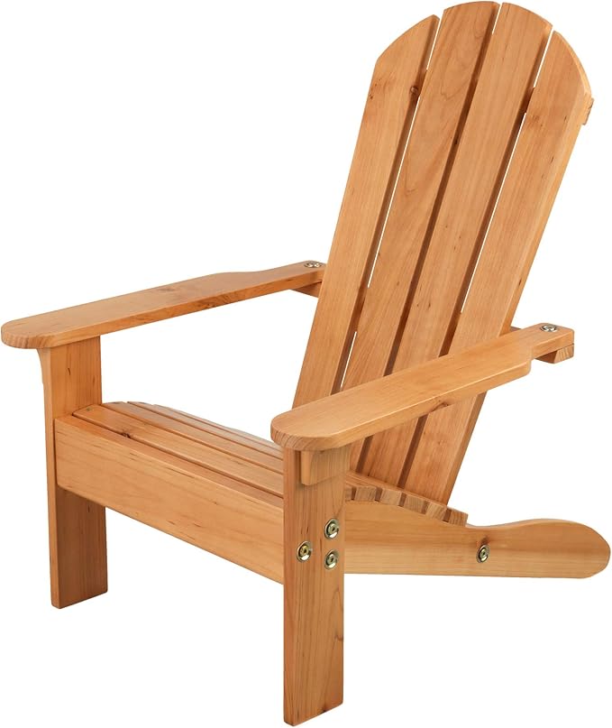 KidKraft Wooden Adirondack Children's Outdoor Chair, Kid's Patio Furniture, Honey, Gift for Ages 3-8 21.5 x 19.2 x 24.5 - Photo 1