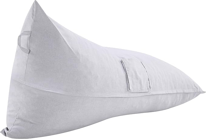 Christopher Knight Home Arlene Twist Outdoor Bean Bag Chair, Fabric Bean Bag Lounger for Adults and Kids - Photo 7