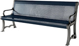 COATEDOUTDOORFURNITURE Coated Outdoor Furniture Heavy-Duty Outdoor Bench Thermoplastic Coated, Punched Steel - Photo 1