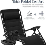 Best Choice Products Oversized Padded Zero Gravity Chair, Folding Outdoor Patio Recliner - Photo 4