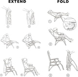 Oversized Padded Zero Gravity Lounge Chair Set of 2 - Photo 6
