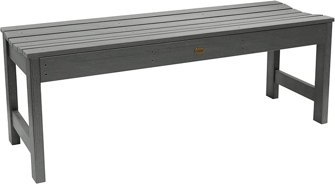 Highwood Lehigh Backless Bench, 4 Feet, Coastal Teak