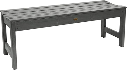 Highwood Lehigh Backless Bench, 4 Feet, Coastal Teak